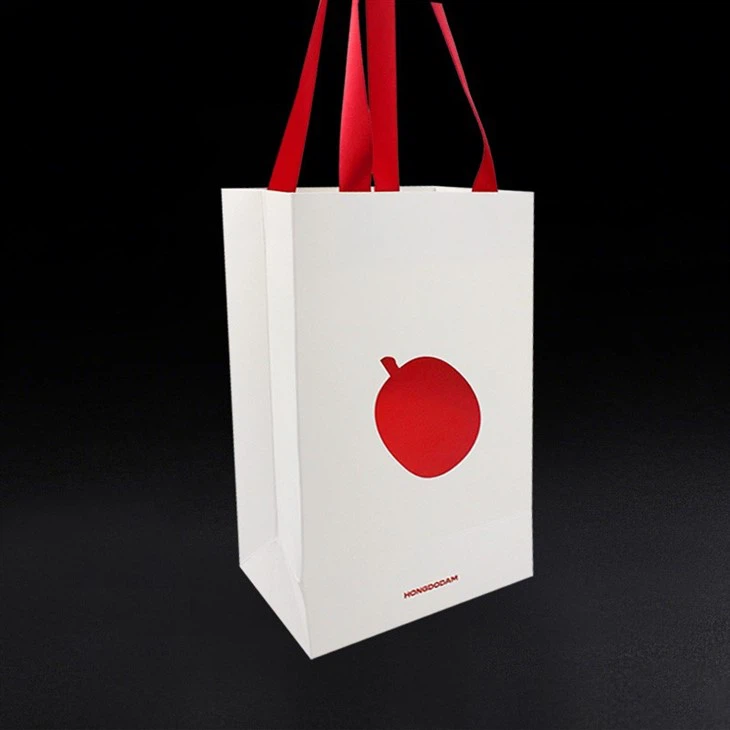 Custom White Paper Bags