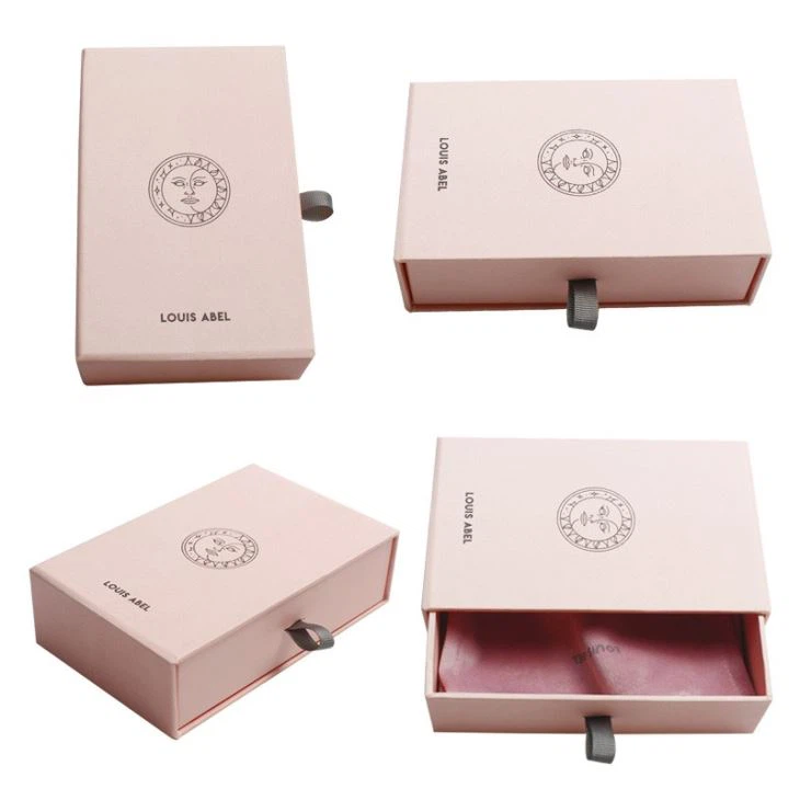 Personalised Packaging Boxes Pink Drawer Box